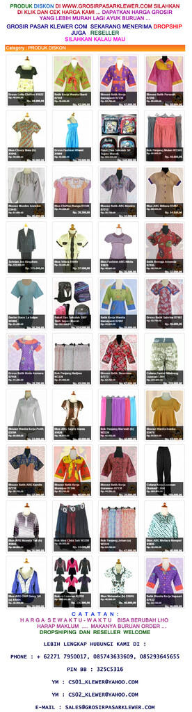 Berita Gembira dari WWW.GROSIRPASARKLEWER.COM