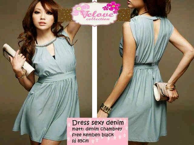Dress Sexy Denim Angel Shop Manado