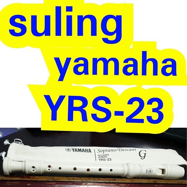 Jual jual suling YRS 23 & pianika merk YAMAHA DIJAMIN ASLI 