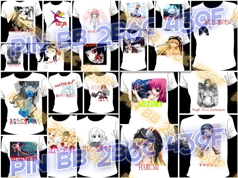 Kaos Anime Keren dan Cute Abis Bisa Pesen Gambar Jepang