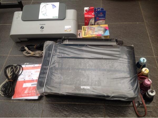 Jual borongan printer canon ip 1200 & epson tx 111 bandung