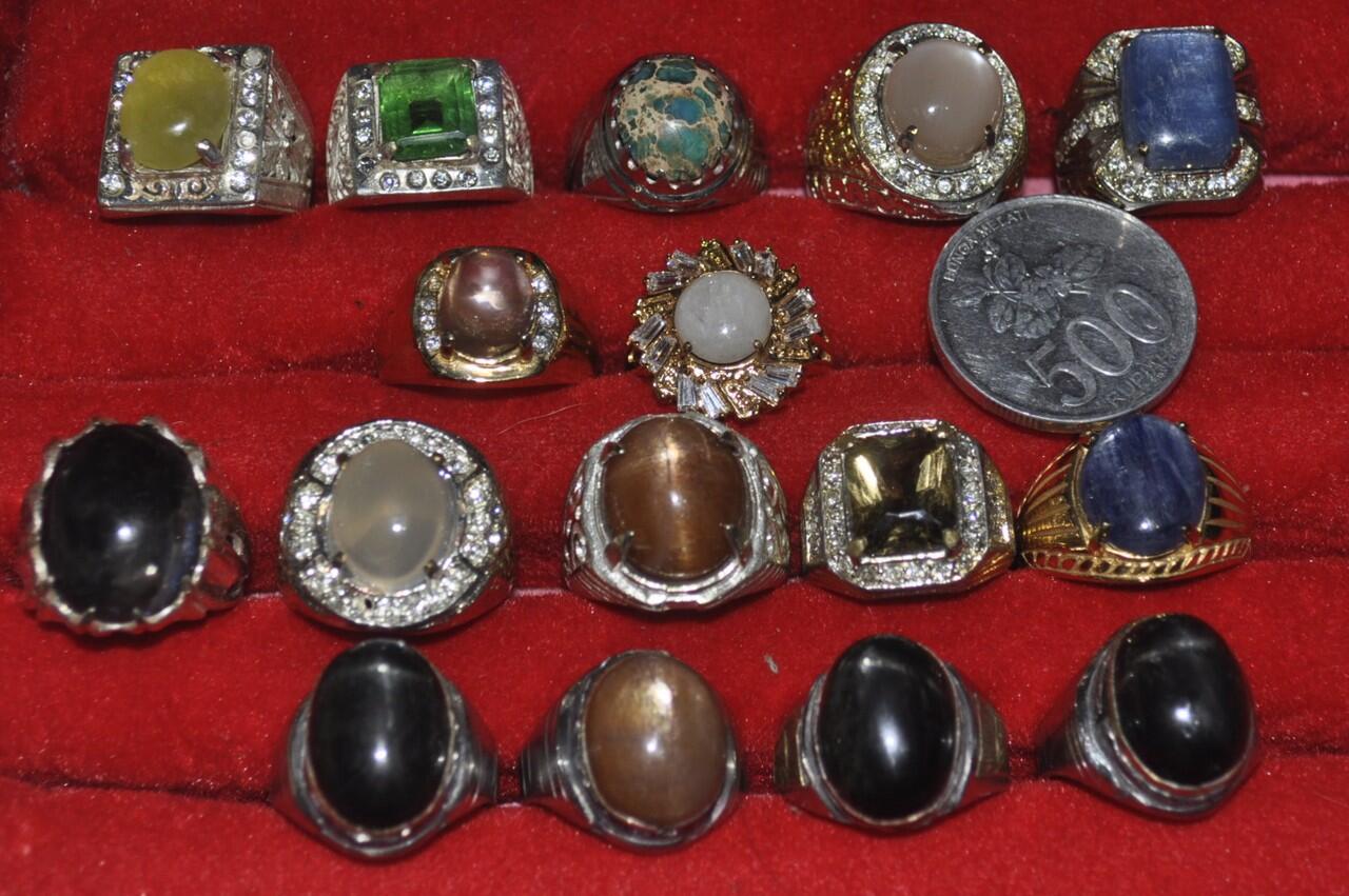 Jual Borongan/satuan 12 pcs Batu Cincin permata