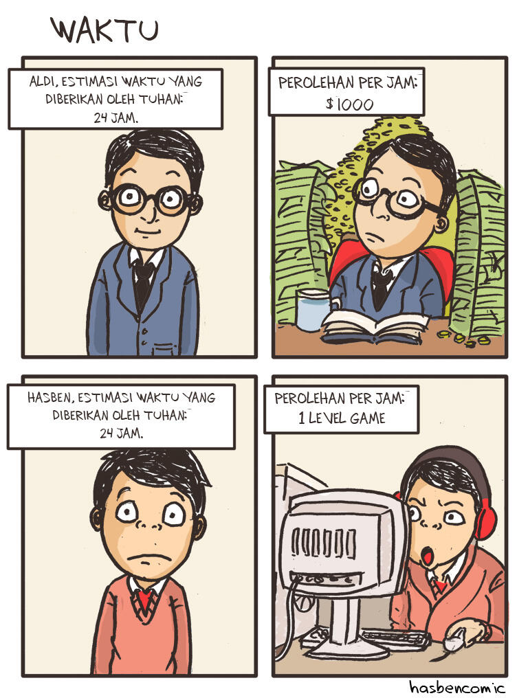 Hasben Komik - Ada yang hidupnya serupa dengan komik-komik ini gan?