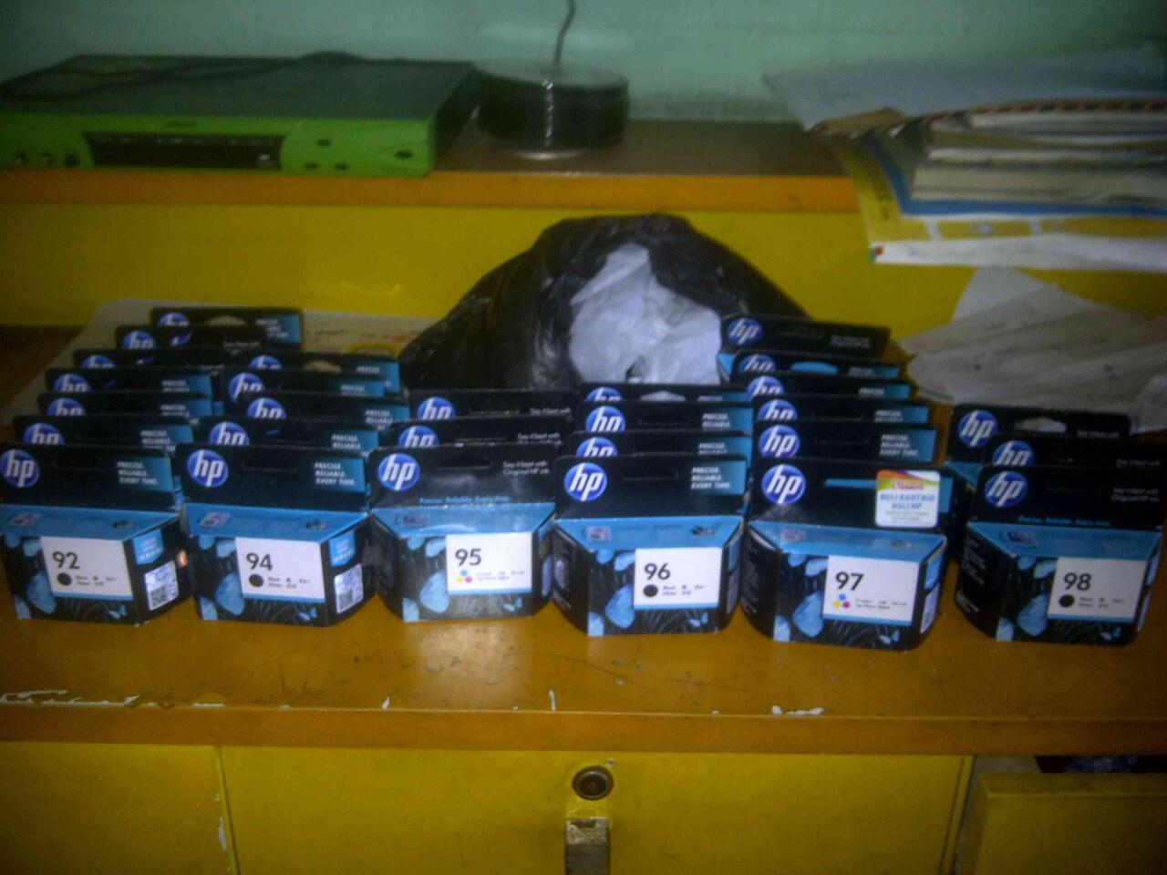 catridge hp 92 , hp 94 , hp 95 , hp 96 , hp 97 ,hp 98