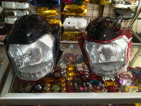 Terjual BATOK LAMPU SATRIA FU, NINJA, model ALIEN, KLX 