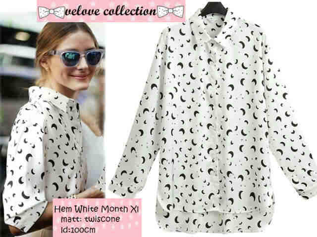PO Hem white month xl