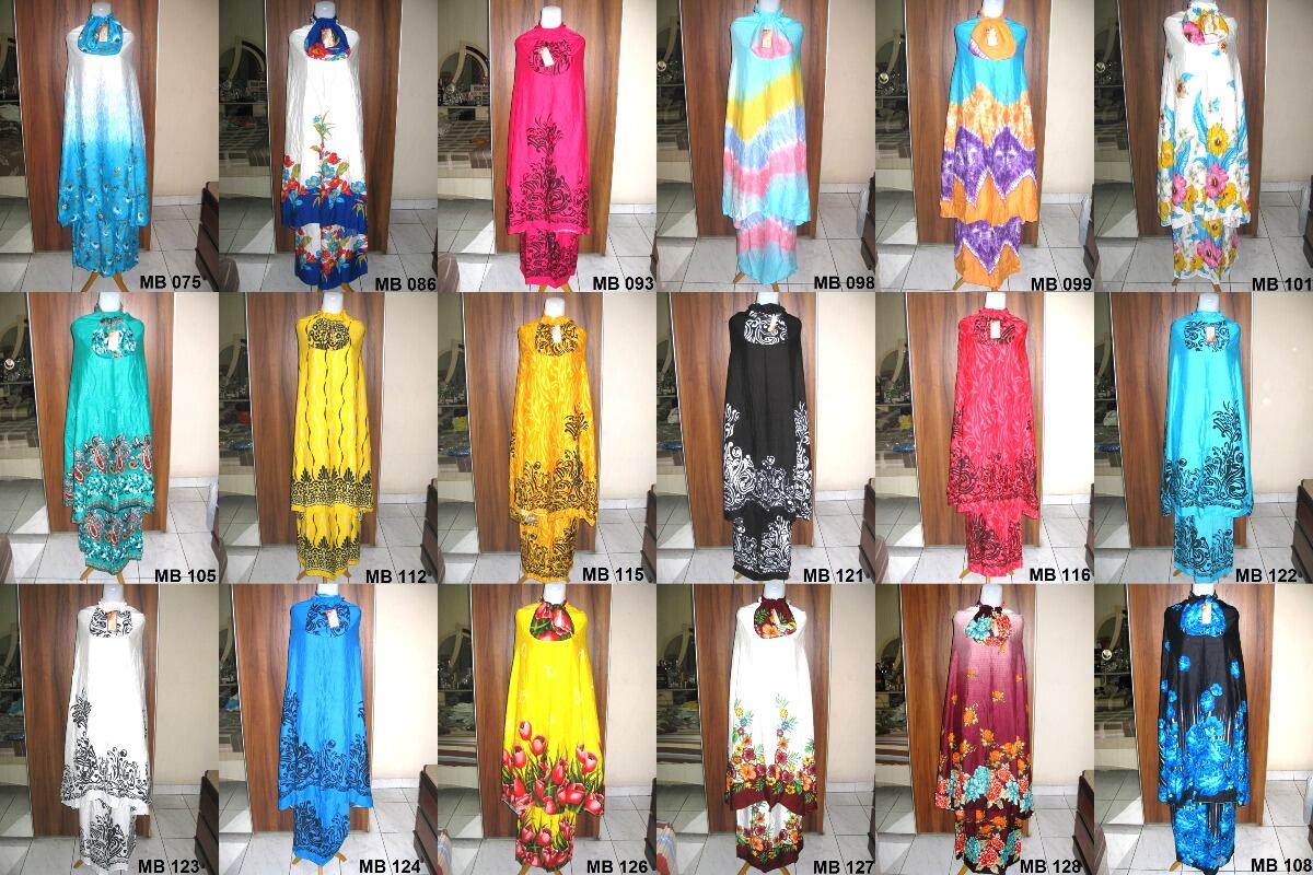 {RESELLER / DROPSHIPPER} Mukena Bali bahan Rayon, motifnya banyak