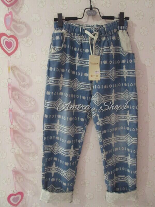 WTS Dijual Celana Panjang Tribal Pants, Songket Pants, Ethnic Pants, Rok Queena skirt