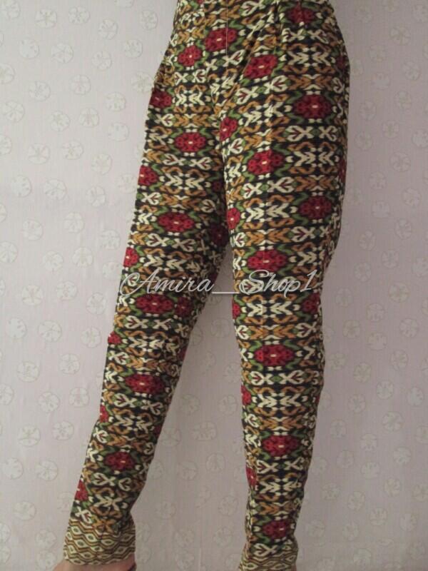 WTS Dijual Celana Panjang Tribal Pants, Songket Pants, Ethnic Pants, Rok Queena skirt