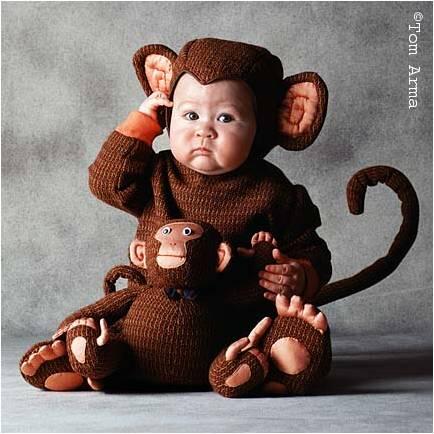 Saat Bayi Menyamar Menjadi Hewan Lucu