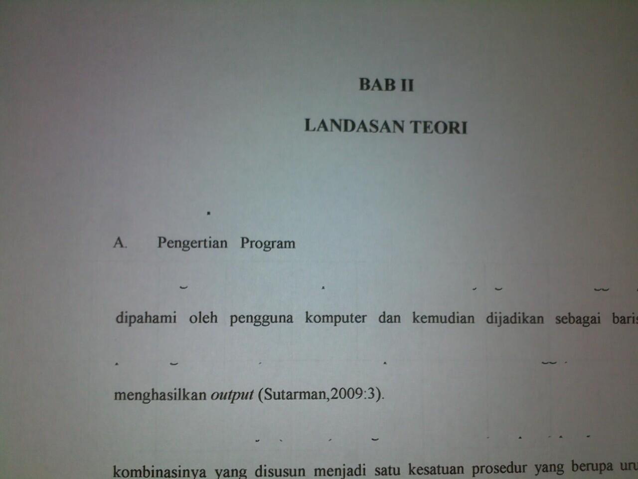 printer error, ada baris yang ga ke print...