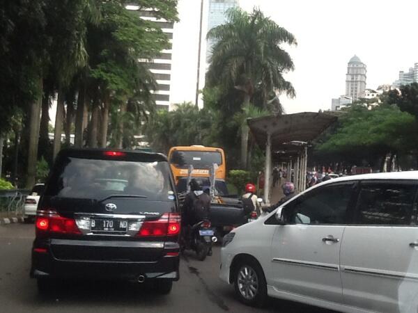 &#91;Live Report&#93; Jalan Jendral Sudirman Siang Ini