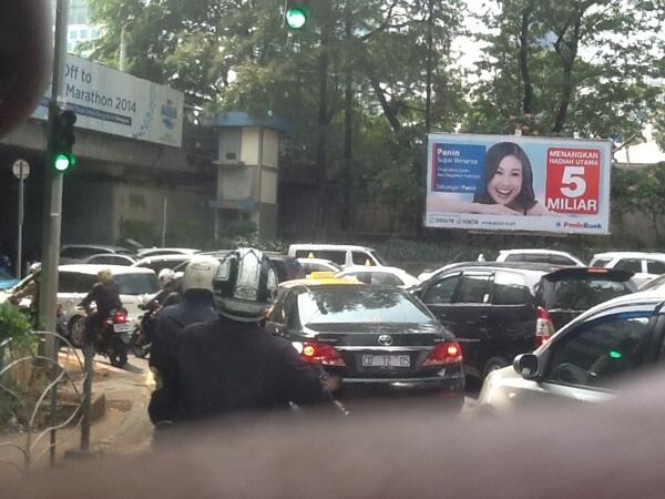 &#91;Live Report&#93; Jalan Jendral Sudirman Siang Ini