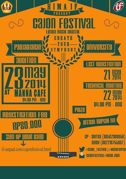 CAJON FESTIVAL || LOMBA AKUSTIK UNIVERSITAS PADJADJARAN