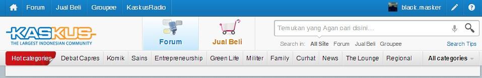 Harap Masuk, Tampilan Baru Kaskus, Keren gan!