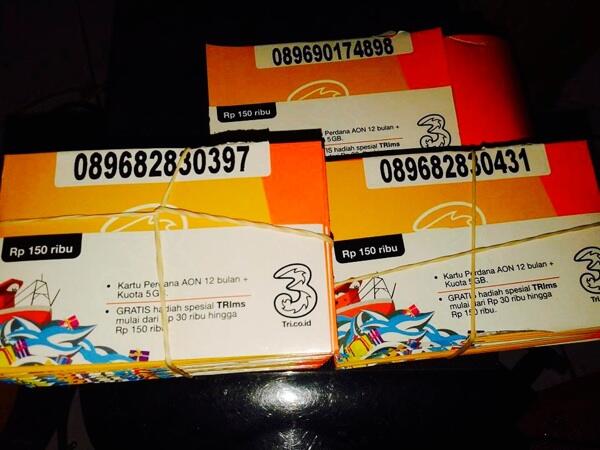 Kartu perdana tri aon 5gb khusus reseller
