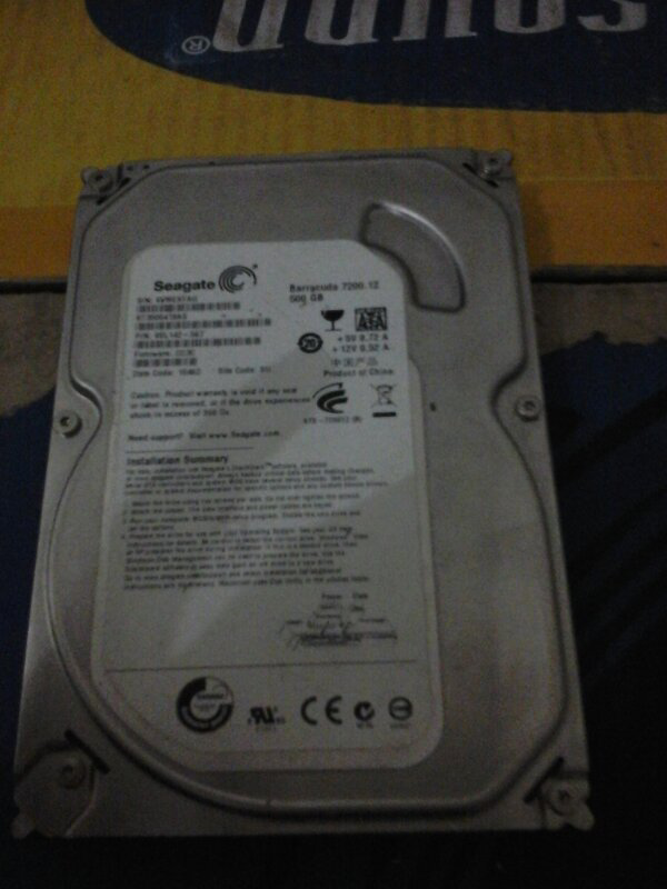 harddisk pc/komputer seagate 500gb 7200rpm masuk gan...