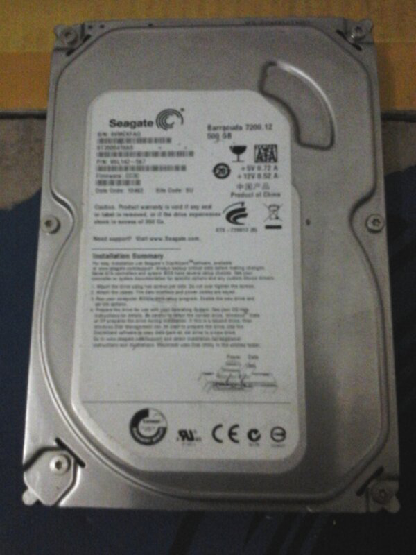 harddisk pc/komputer seagate 500gb 7200rpm masuk gan...