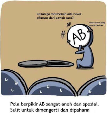 Komik Karakter dan Sifat Manusia Berdasarkan Golongan Darah