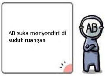 Komik Karakter dan Sifat Manusia Berdasarkan Golongan Darah