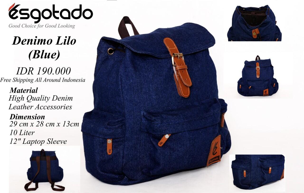 ★★&#91;FREE ONGKIR&#93; Tas Bandung &quot;ESGOTADO&quot;|Tas Sekolah,Kuliah|Ransel|Vintage|Denim|Canvas