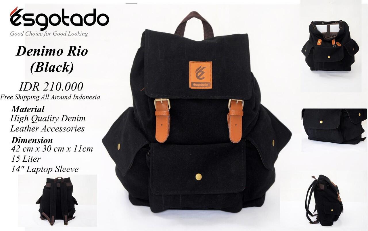 ★★&#91;FREE ONGKIR&#93; Tas Bandung &quot;ESGOTADO&quot;|Tas Sekolah,Kuliah|Ransel|Vintage|Denim|Canvas