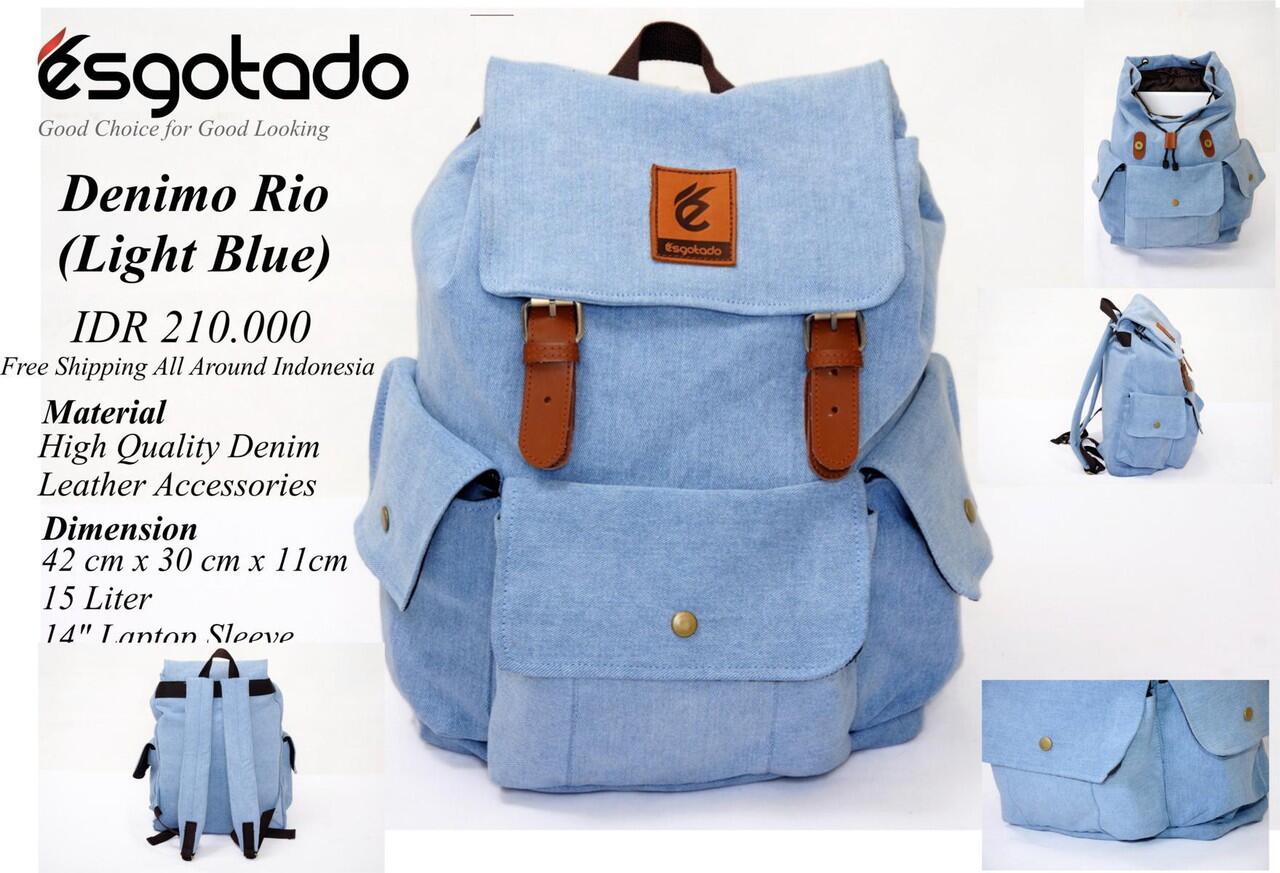 ★★&#91;FREE ONGKIR&#93; Tas Bandung &quot;ESGOTADO&quot;|Tas Sekolah,Kuliah|Ransel|Vintage|Denim|Canvas