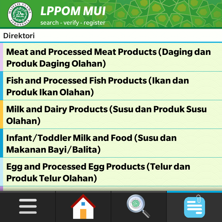 Akses Info Halal via Blackberry Apps