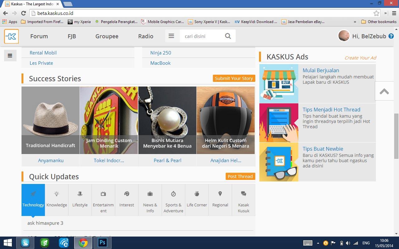 WOW Kaskus punya Tampilan Baru!!!