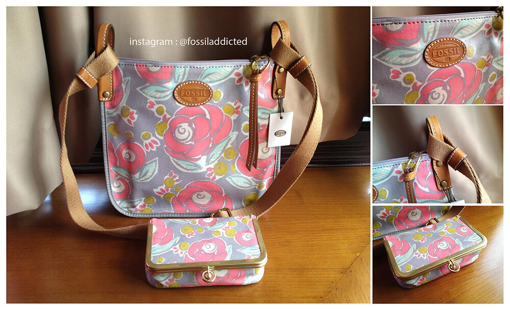 NEW & preloved Original Fossil bag and VRI wallet & Explorer