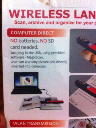 Scanner Portable Magicscan WIFI + Bonus (khusus COD)