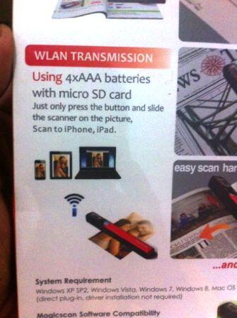 Scanner Portable Magicscan WIFI + Bonus (khusus COD)