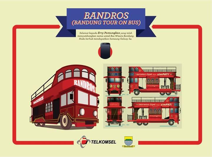 Udah pada tau belum gan bus Bandros?? 