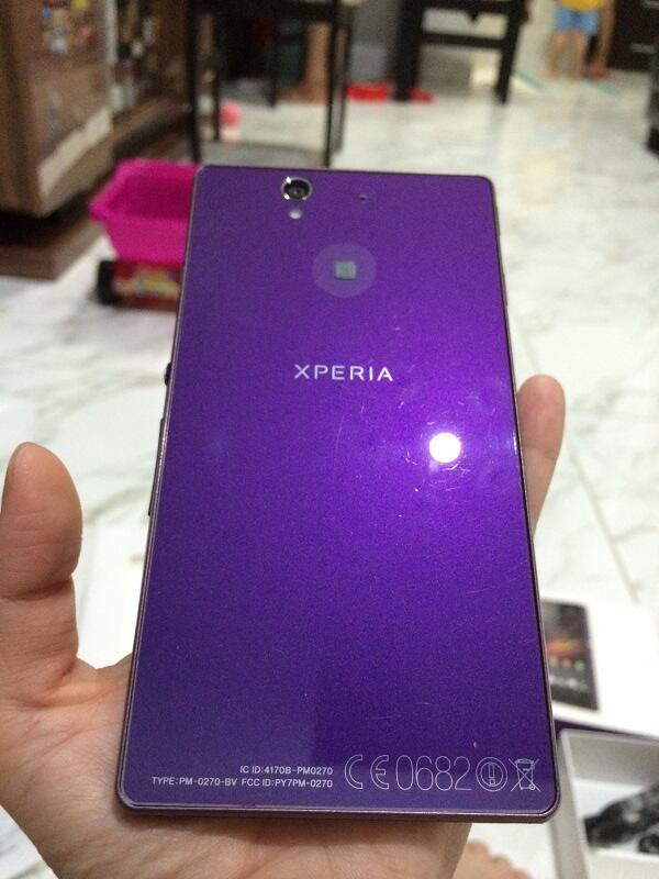 Sony Xperia Z Lte C6603 Purple ngelimis ex cewe