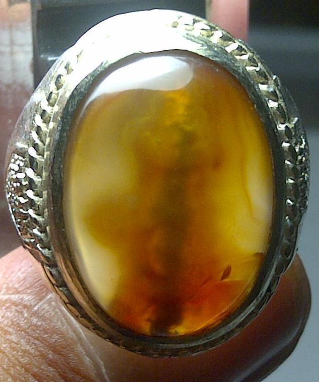 GEMS AGATE MOTIF GAMBAR PEDANG ATAU TONGKAT