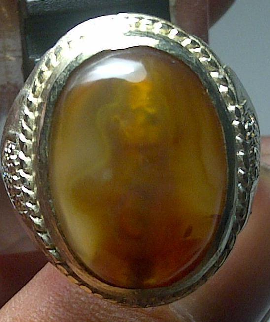 GEMS AGATE MOTIF GAMBAR PEDANG ATAU TONGKAT