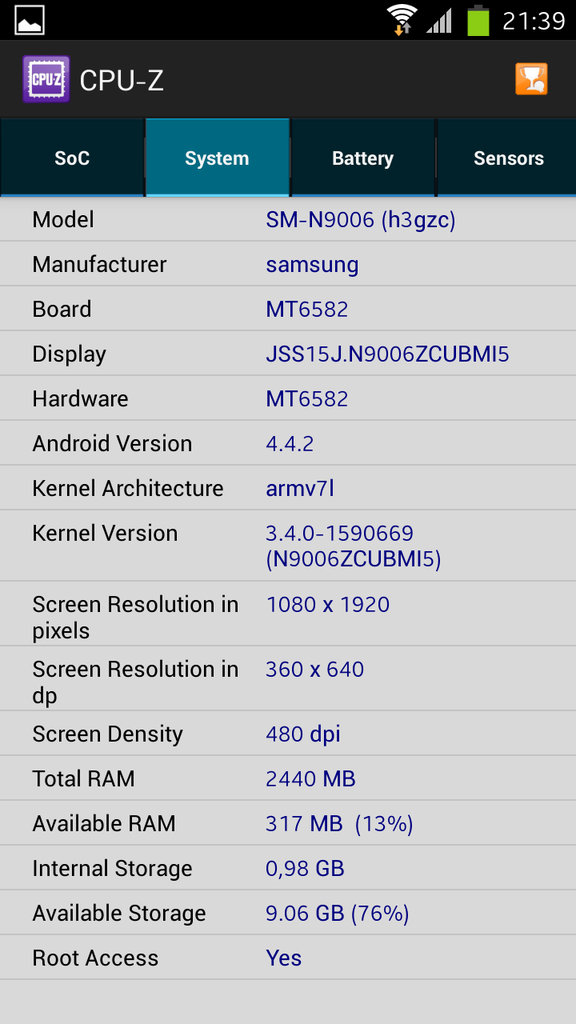 Jual rugi Note 3 Replika / supercopy MT6582 masih fresh