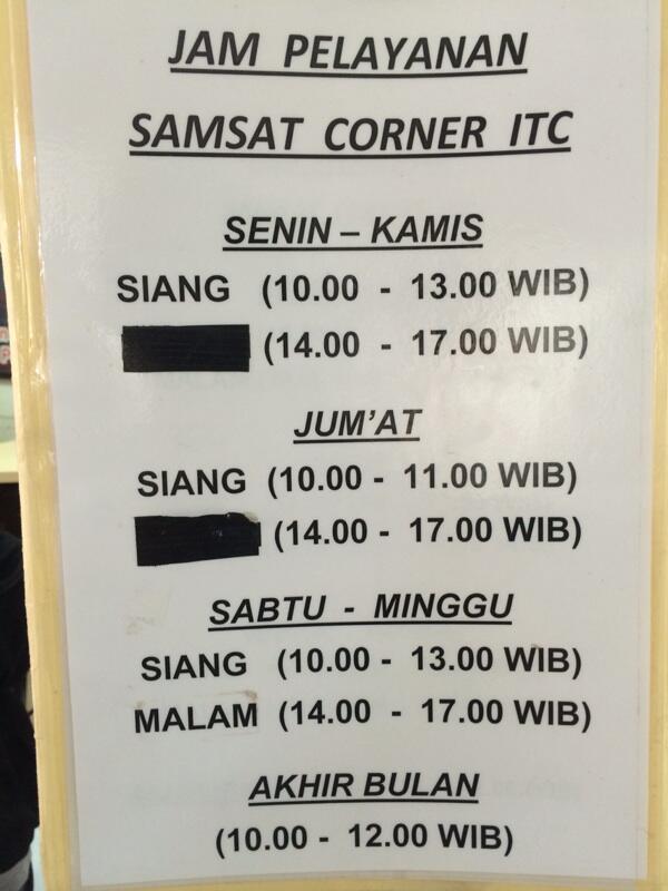 Samsat corner surabaya (itc)