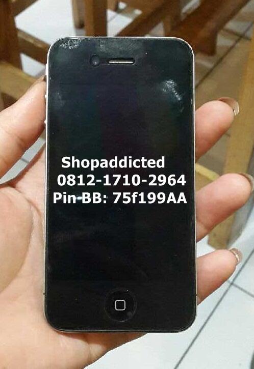 WTS Iphone 4g black/hitam 32GB mulus, lengkap!!!