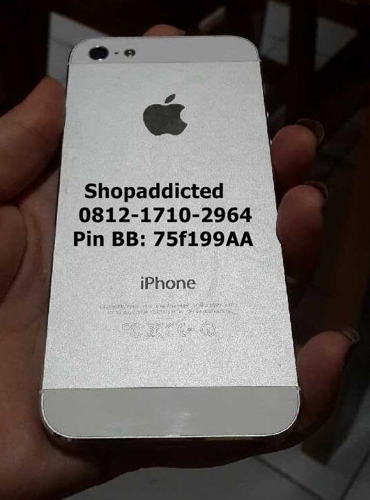 WTS Iphone 5 Putih 16 GB mulus, mint, like new !!!