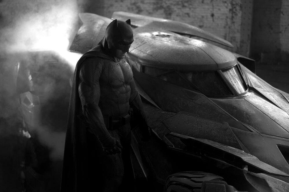 Ben Affleck's Batman, Batmobile Revealed