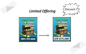 JUAL GEMS COC Clash OF Clans MURAH BANGET