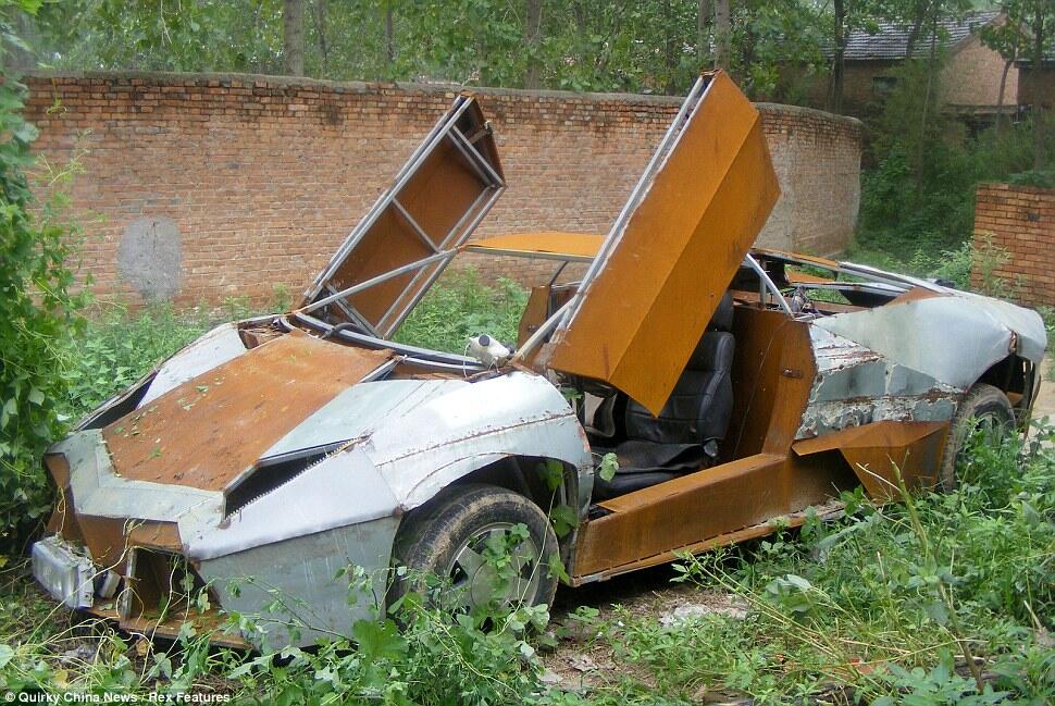 Kreativitas Petani Di China (Supercar Dari Barang Rongsokan)