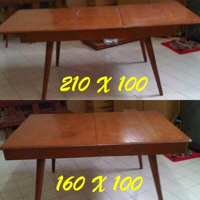 1 Set Meja Dan Kursi Antik Kayu Jati