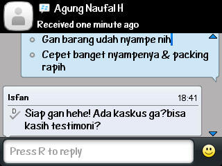 OFFICIAL TESTIMONIAL BY ISFAN FAJAR