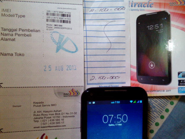 IMO S89 Miracle fullset Rp. 1.35jt