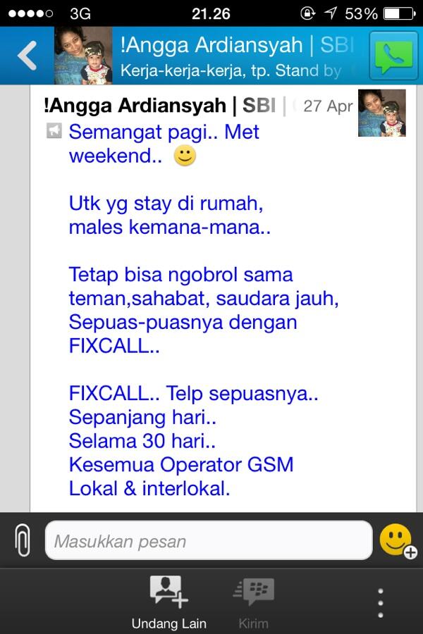 CARA BERKOMUNIKASI TERBARU DAN PERTAMA DI INDONESIA MEMAKAI LAYANAN FIXCALL