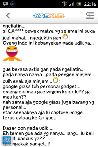 yang merasa punya kelebihan masuk!