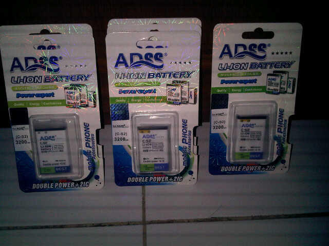 (GROSIR) BATERAI DOUBLE POWER ADSS