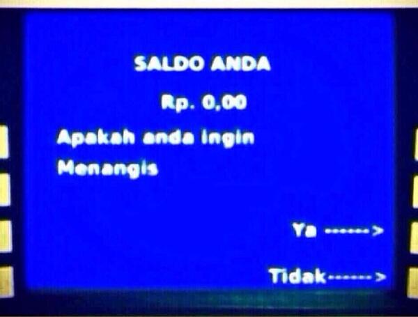 ATM nya anak kos